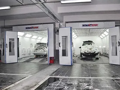 Окрасочно-сушильная камера для легковых автомобилей